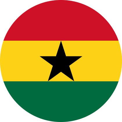 علم غانا للمشجعين عند التجوال