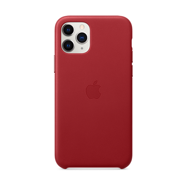 iPhone 11 Pro Leather Case_Product_Red_1
